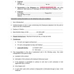 Printable Sample Employment Contract Sample Form | Laywers Template   Free Printable Legal Documents Forms