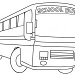 Printable School Bus Coloring Page For Kids | Cool2Bkids   Free Printable School Bus Template
