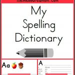 Printable Spelling Dictionary For Kids | For My Students | Escuela   My Spelling Dictionary Printable Free