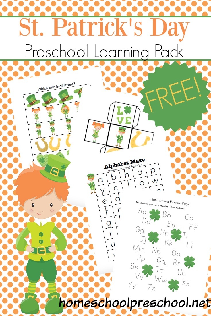 Printable St Patricks Day Activities For Preschoolers - Free Printable March Activities
