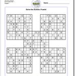 Printable Sudoku Samurai! Give These Puzzles A Try, And You'll Be   Sudoku 16X16 Printable Free