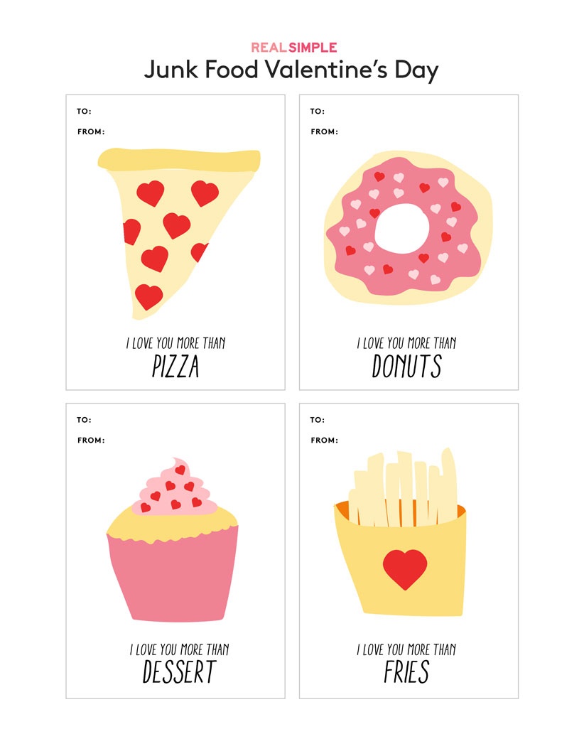 Printable Valentine&amp;#039;s Day Cards | Real Simple - Valentine Free Printable Cards
