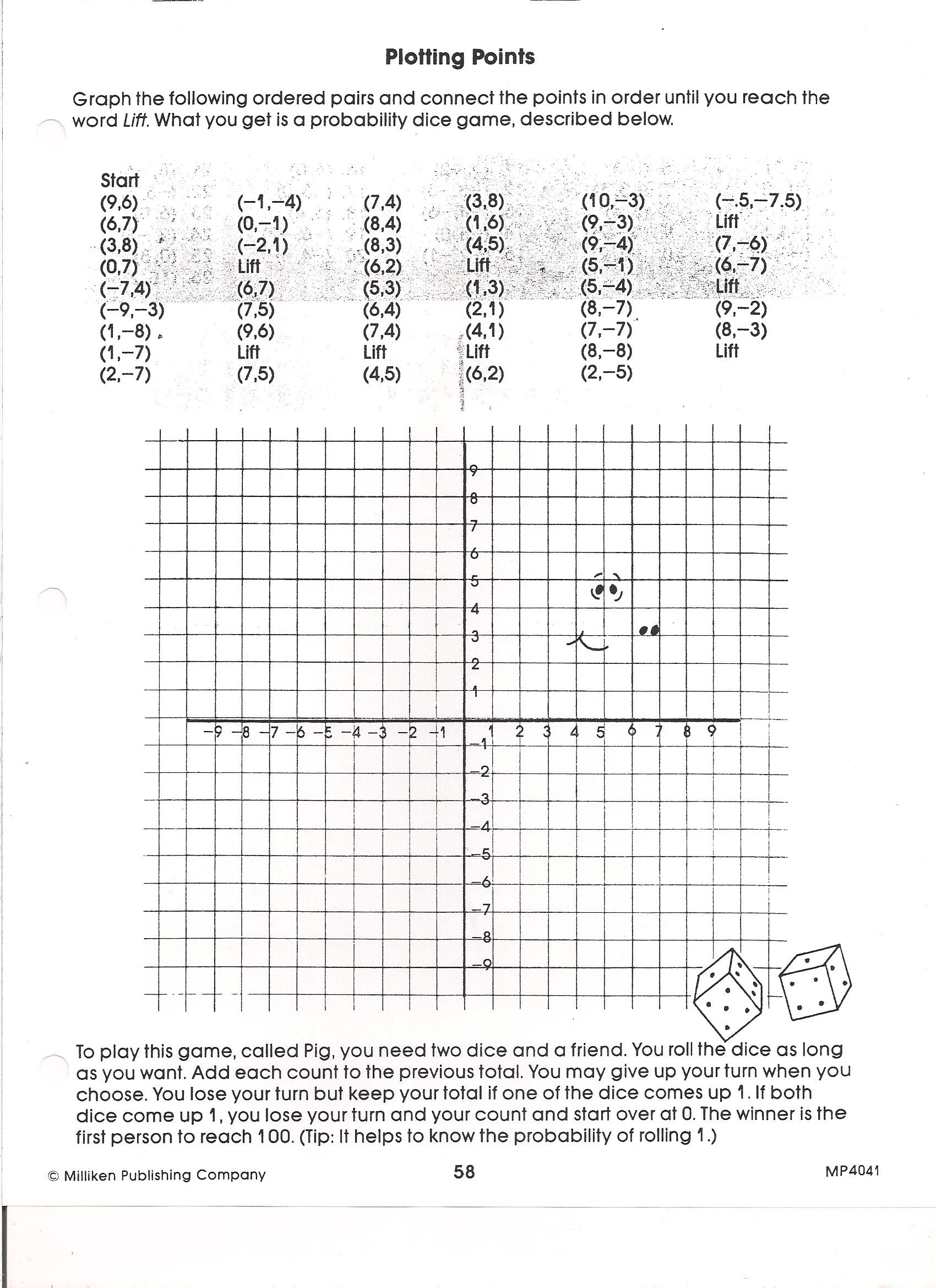 coordinate graph pictures pdf