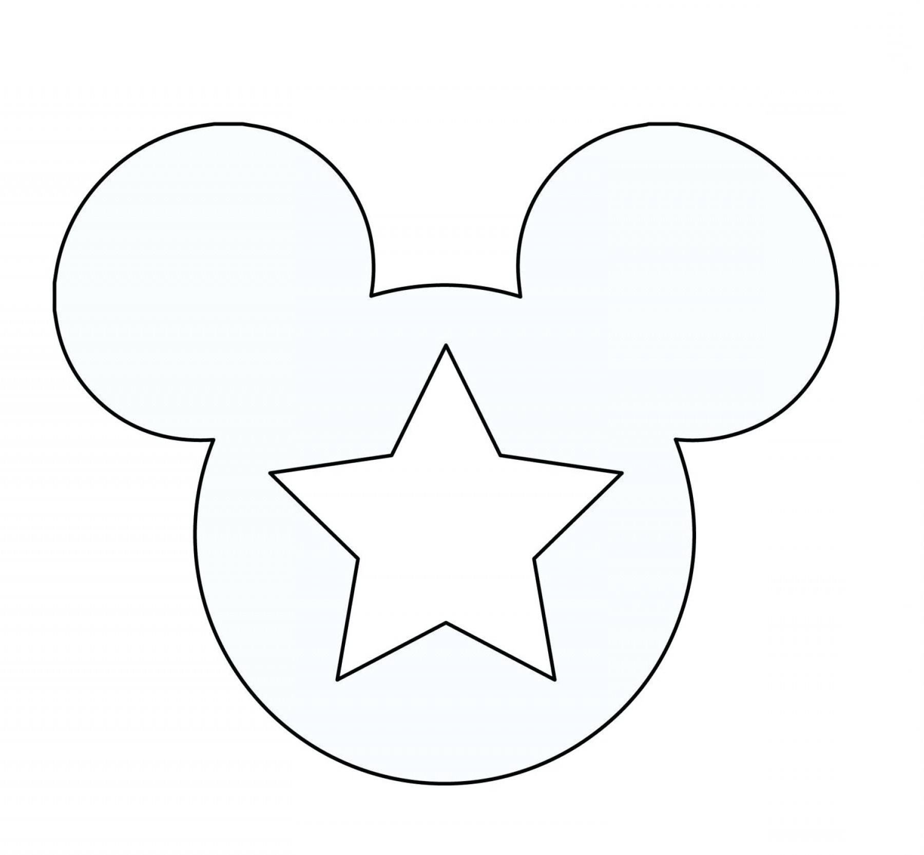 Provided That Mickey Mouse Template Ears Printable Coloring Pages - Free Printable Minnie Mouse Ears Template