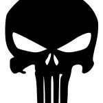 Punisher Skull Stencil | Firearms | Printable Stencil Patterns   Skull Stencils Free Printable