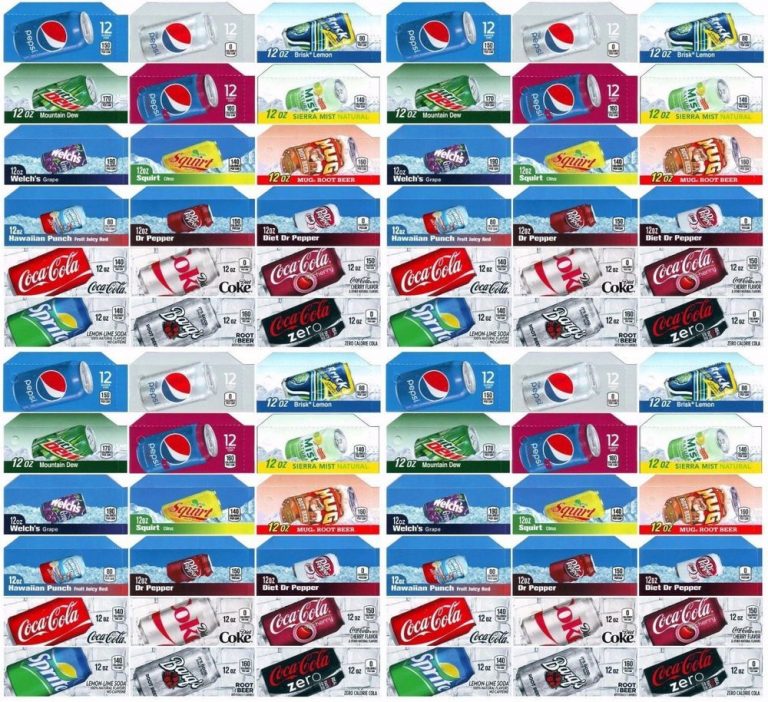 qty 72 coke or soda machine vending variety label pack late style