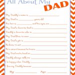 Questionnaire For Father's Day | Holidays | Fathers Day Gifts   Free Printable Dad Questionnaire