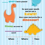 Rawr! Free Dinosaur Birthday Party Printables | My Silly Squirts   Free Printable Dinosaur Labels
