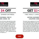 Red Lobster Coupons July 2017 | Hot Trending Now   Free Printable Red Lobster Coupons