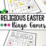 Religious Easter Bingo | Catholic Kids | Easter Bingo, Easter   Free Printable Religious Easter Bingo Cards