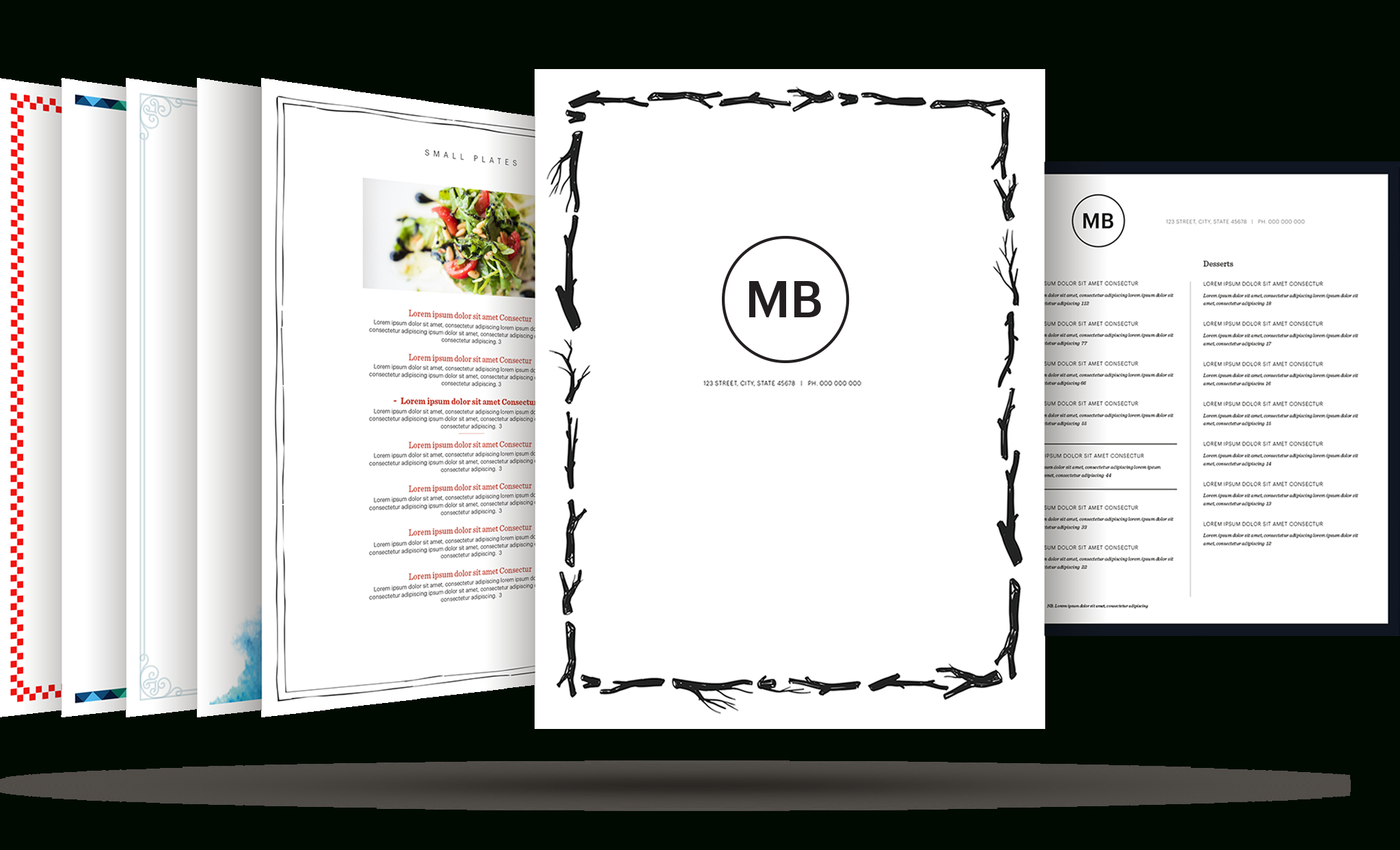 Restaurant Menu Template | Build Your Free Restaurant Menu Maker - Design A Menu For Free Printable