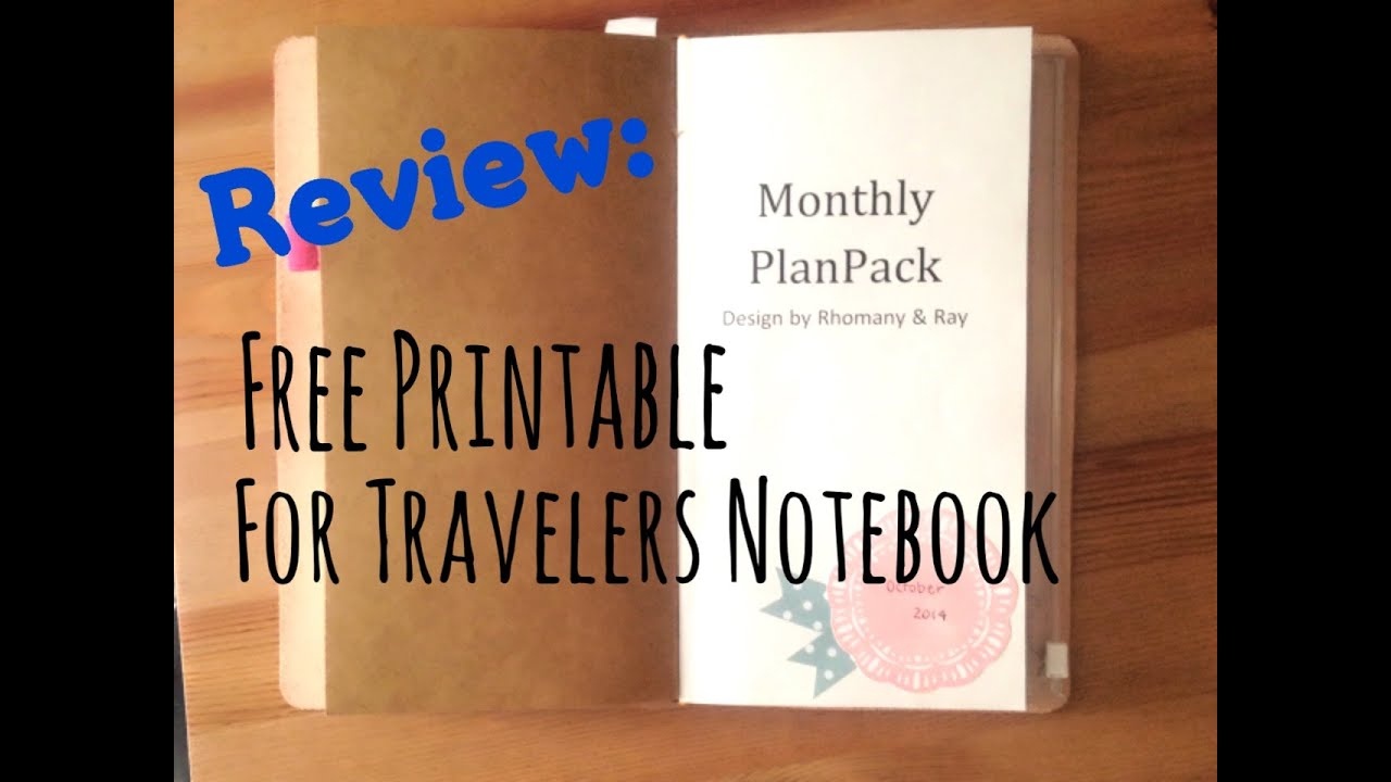 Free Printable Traveler s Notebook Inserts Free Printable A To Z