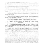 Sample Printable Land Trust Agreement Form | Printable Real Estate   Free Printable Land Contract Forms