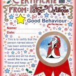 Santa Certificate: Good Behaviour | Rooftop Post Printables   Good Behaviour Certificates Free Printable