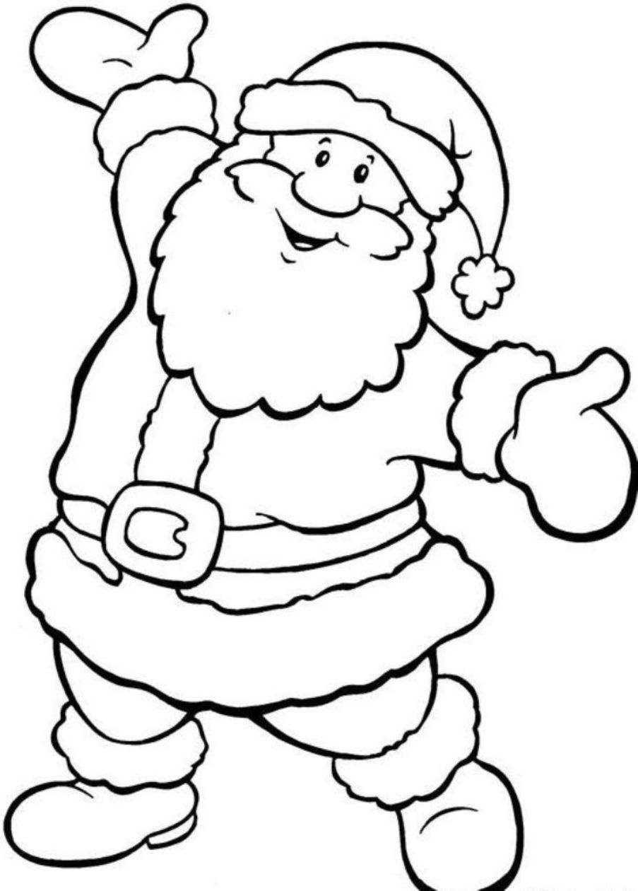 Santa Coloring Pictures Free - Google Search | Grafomotorno | Santa - Santa Coloring Pages Printable Free