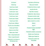 Santa Says Game For Christmas Parties {Free Printable} | Kid Blogger   Free Holiday Games Printable