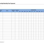 Schedule Template Payment Format Excel Sheet Sample Membership   Free Printable Bill Payment Schedule
