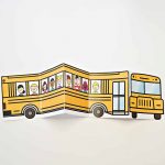 School Bus Of Friends Free Printable | Crafts | Templates Printable   Free Printable School Bus Template