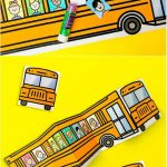School Bus Of Friends Free Printable | Easy Crafts | School Bus   Free Printable School Bus Template