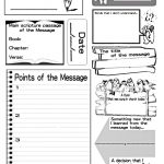 Sermon Notes For Kids! One Of The Best Ways To Help Kids Retain The   Free Printable Easter Sermons