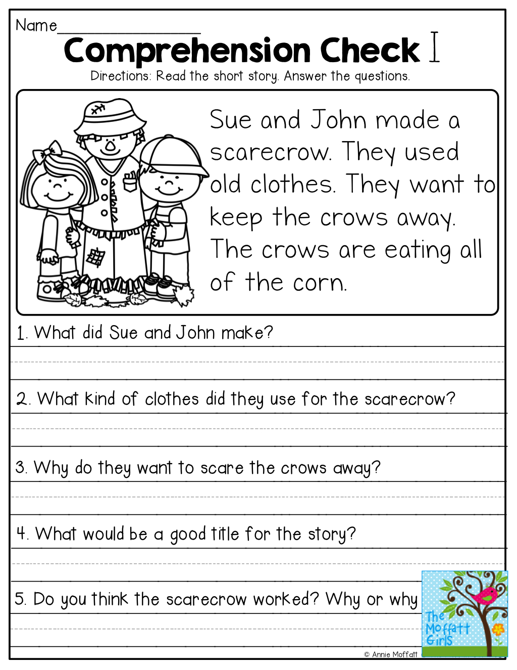 Free Printable Short Stories With Questions