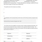 Simple Construction Contract Form   Kaza.psstech.co   Free Printable Construction Contracts