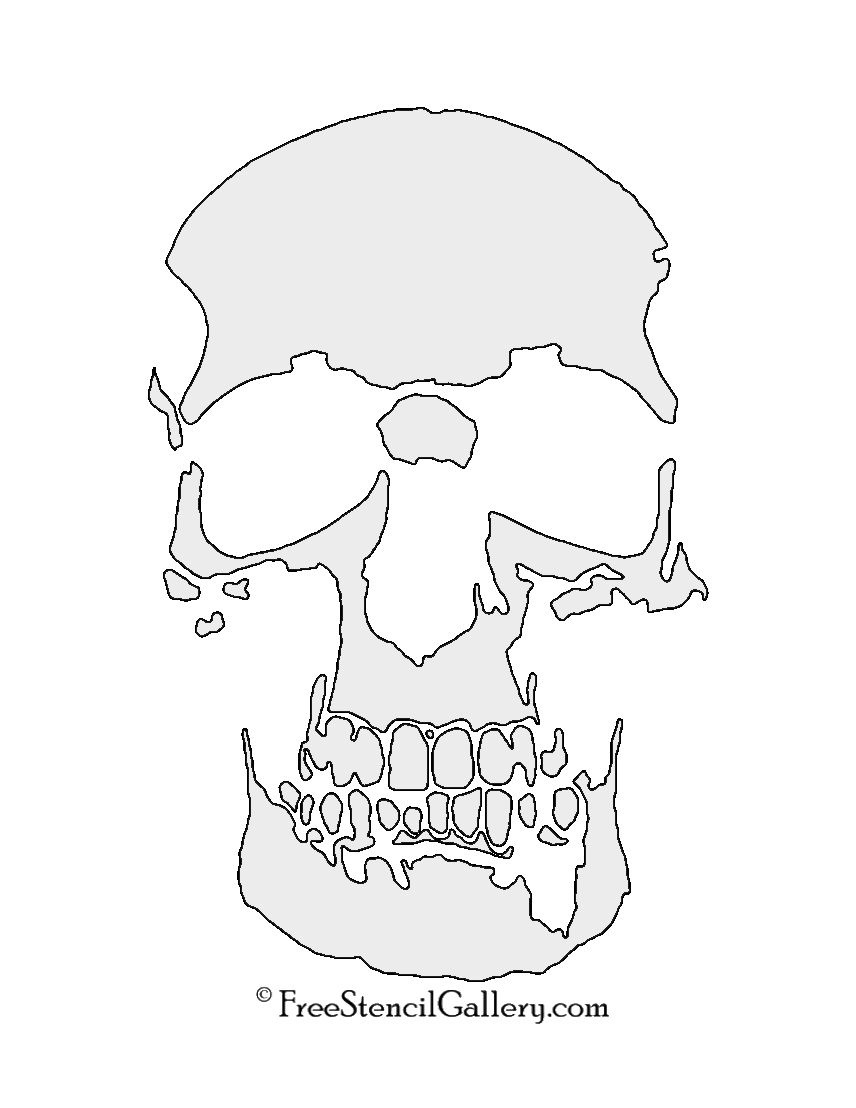 Skull Stencils Free Printable Free Printable A To Z