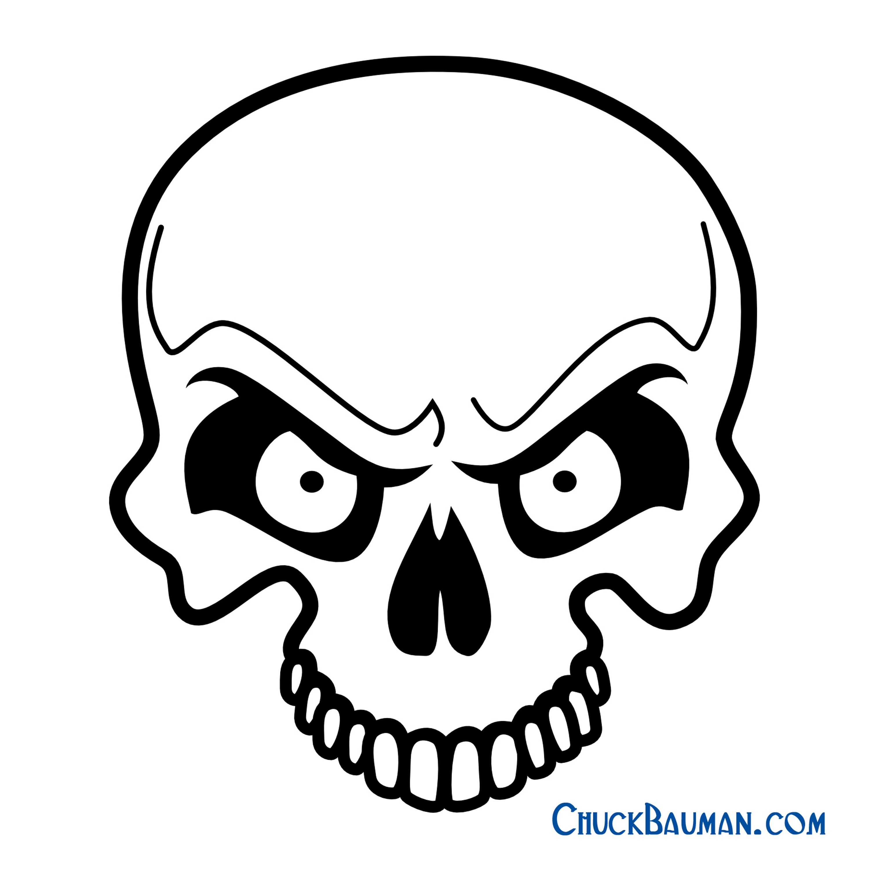 Skulls Airbrushing - Free Skull Airbrushing Stencils - Free - Skull Stencils Free Printable