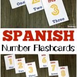 Spanish Number Flashcards 1 10   Look! We're Learning!   Free Printable Spanish Numbers