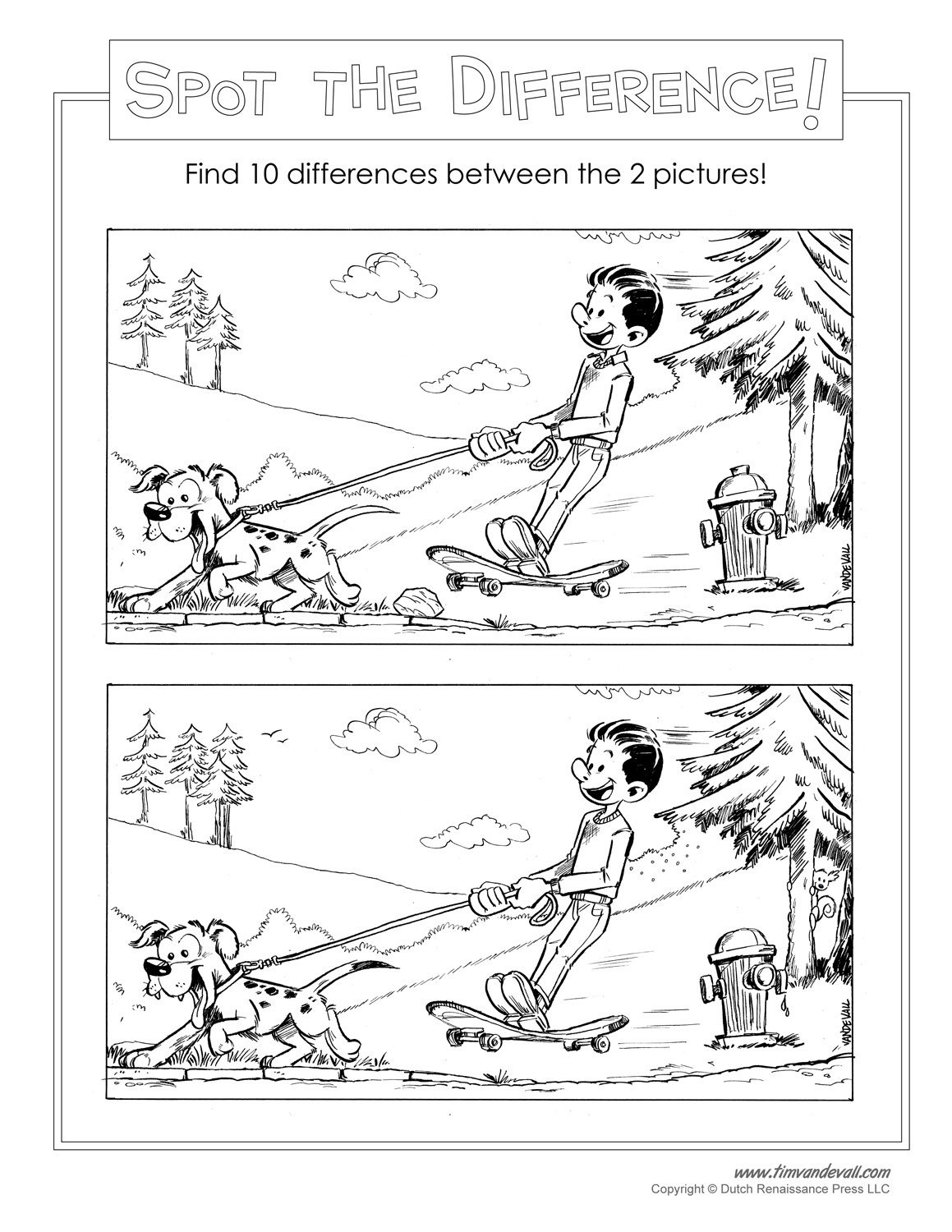 Free Printable Spot The Difference For Kids Free Printable A To Z