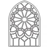 Stained Glass Window Coloring Pages Download And Print For Free   Free Printable Religious Stained Glass Patterns