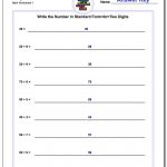Standard, Expanded And Word Form   Free Printable Expanded Notation Worksheets