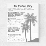 Starfish Poem Printable   Masterprintable   Starfish Story Printable Free
