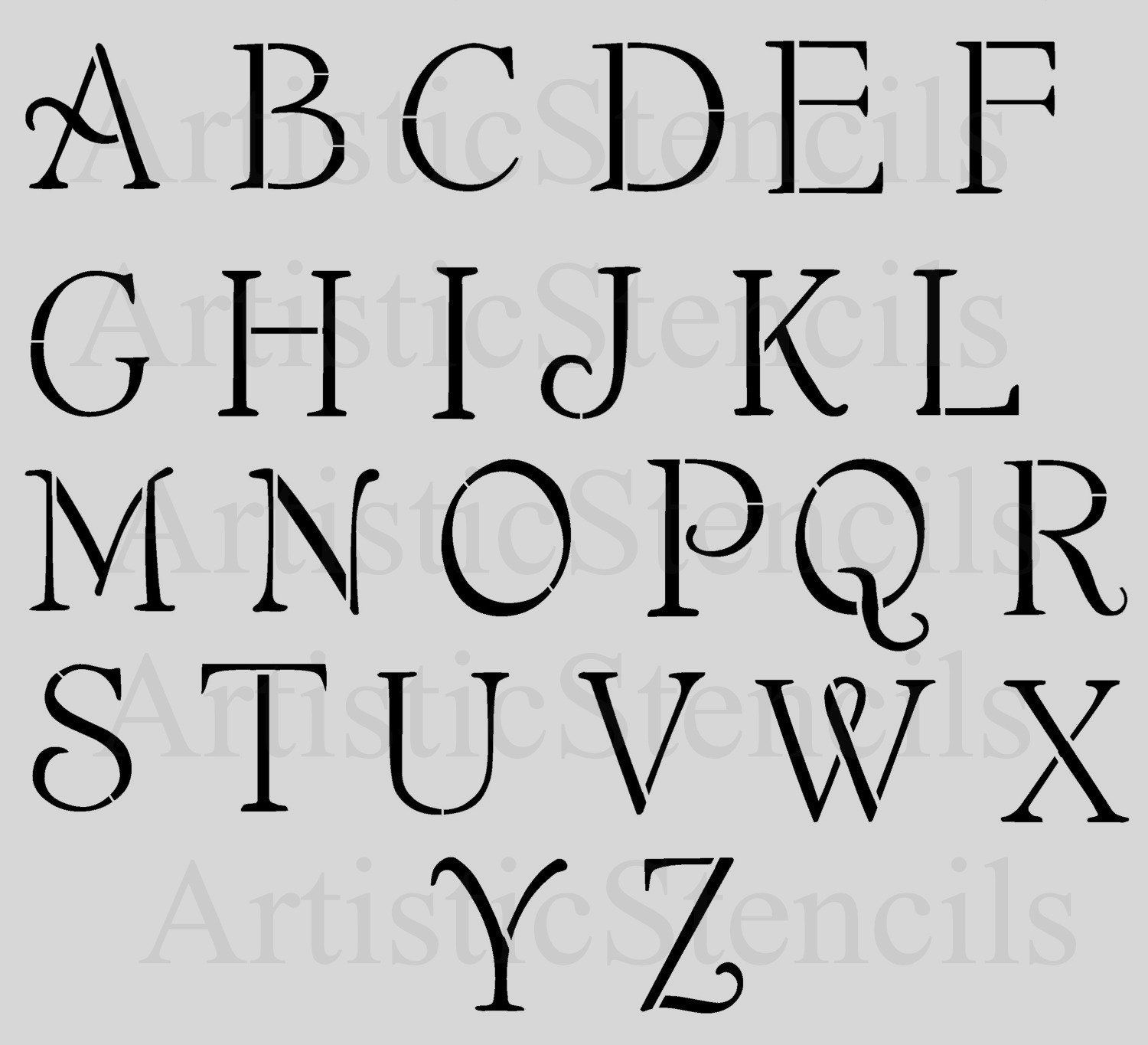 Print I Letter Stencil Free Stencil Letters Free Printable 12 Inch
