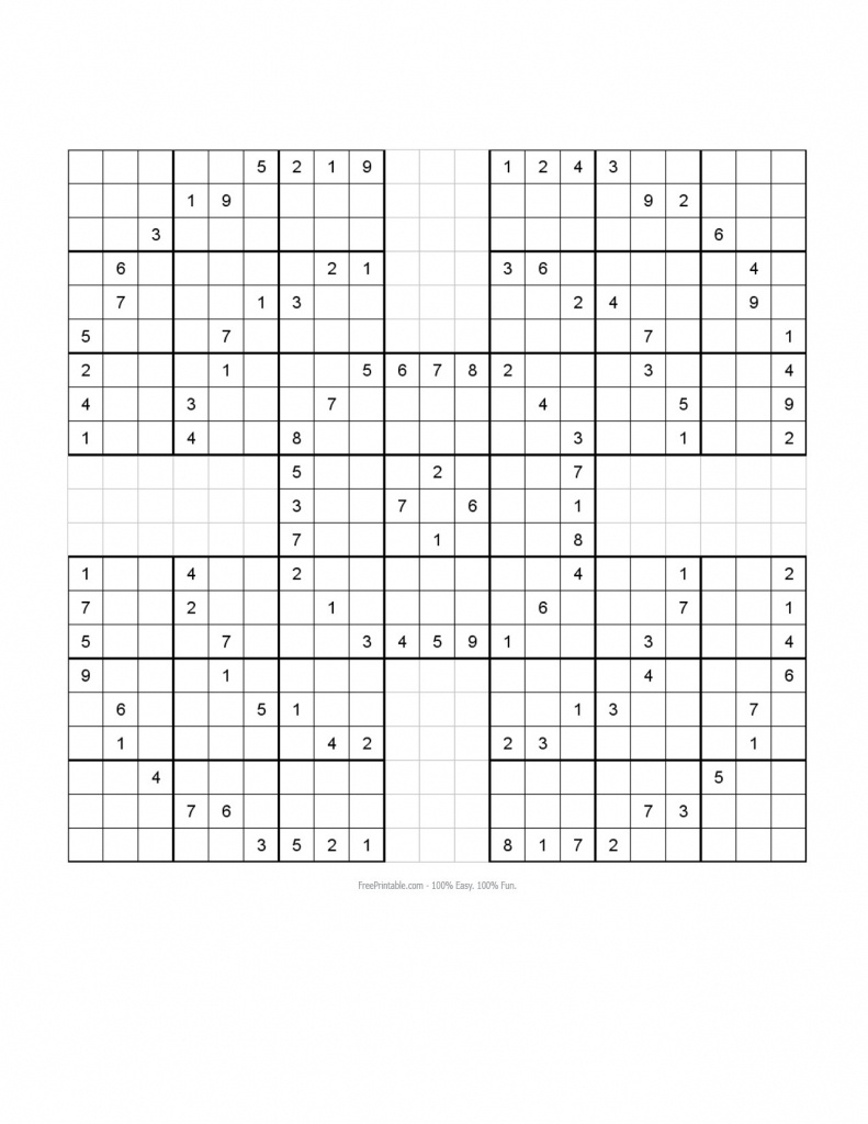 free printable sudoku 16x16