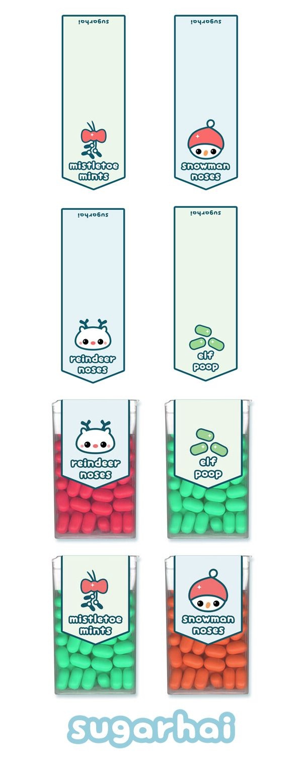 Tic Tac Label Template