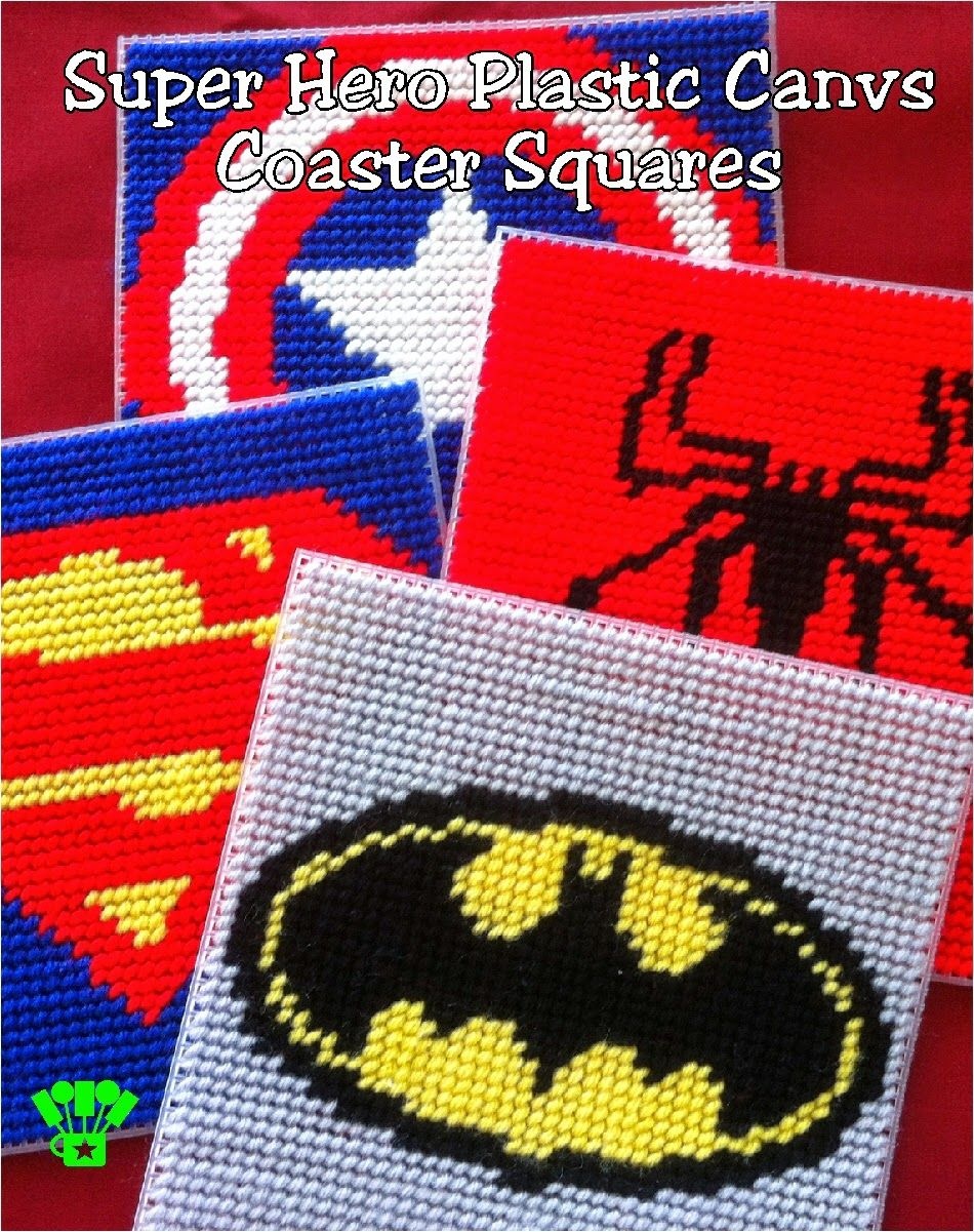 Superhero Coaster Pattern