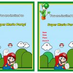 Super Mario Birthday Invitations | Birthday Printable   Free Printable Super Mario Bros Invitations