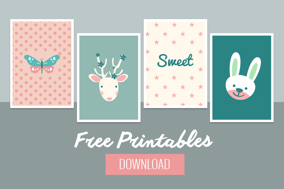 Sweet Baby Wall Decor - Free Printable - Belivindesign - Free Printable Decor