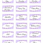 Sweets For Sami: Baking Labels  Free Printable   Free Printable Baking Labels