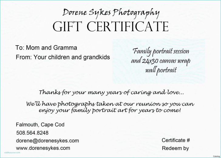 Free Printable Tattoo Gift Certificates