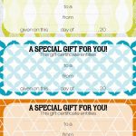 Teacher Appreciation   Tip #16: Give A Gift Certificate | Gift Ideas   Free Printable Play Date Cards