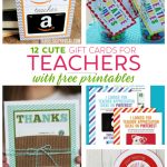 Teacher Gift Card Ideas & Gift Card Holder Printables   Fabulessly   Free Printable Volunteer Thank You Cards