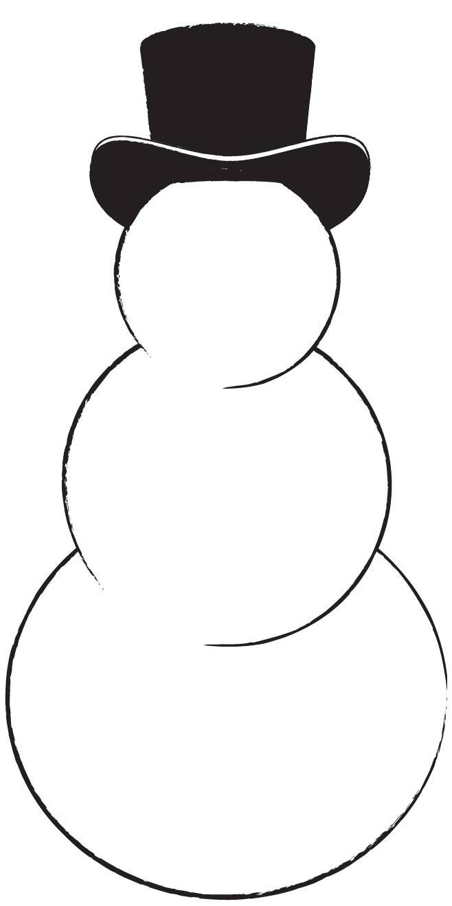 The Challenge This Year: Turn Our Snowman (Or Snow-Woman, If You - Free Printable Snowman Patterns