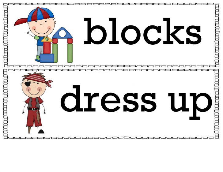 Free Printable Classroom Labels With Pictures