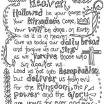 The Lord S Prayer Coloring Pages For Children   Coloring Home   Free Printable Lord's Prayer Coloring Pages