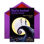 The Nightmare Before Christmas Party Online Invitations | Disney Family   Free Printable Nightmare Before Christmas Birthday Invitations