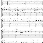 The Star Spangled Banner, Free Guitar Tablature Sheet Music Notes   Free Printable Guitar Music