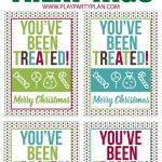 These Free Printable Christmas Treat Tags Are Perfect To Use As Bag   Free Printable Gift Bag Tags