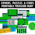 This Printable Treasure Hunt Is All About Ciphers, Puzzles, And   Printable Escape Room Free